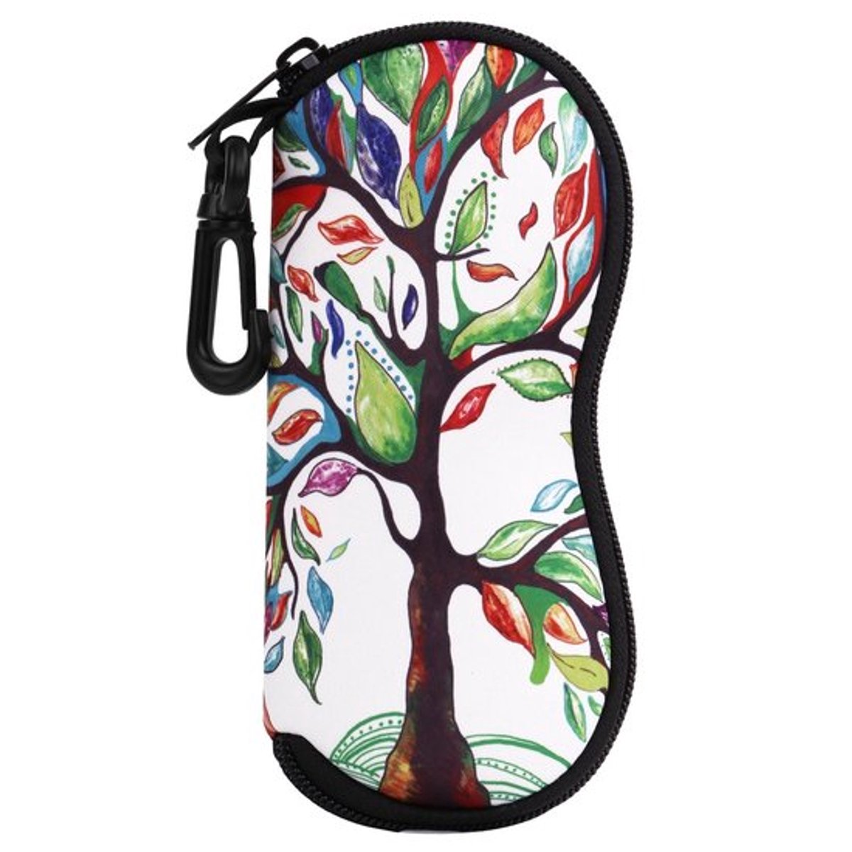 Zonnebrilhoes Lichtgewicht - Neopreen Etui - Bescherming voor Bril - Riemlus Bevestiging - Handig Accessoire - Perfect voor Reizen