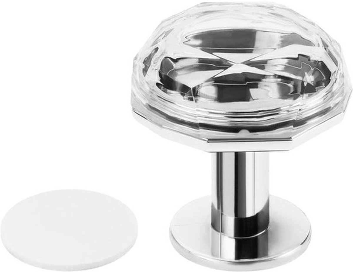 Diamantvormige Toiletspoeler - Vrouwen Manicures Bescherming - Badkamer Keukenkast Lade - Push - Top - Geschikt voor - 37,3x37,8x38,3mm - 1 Set