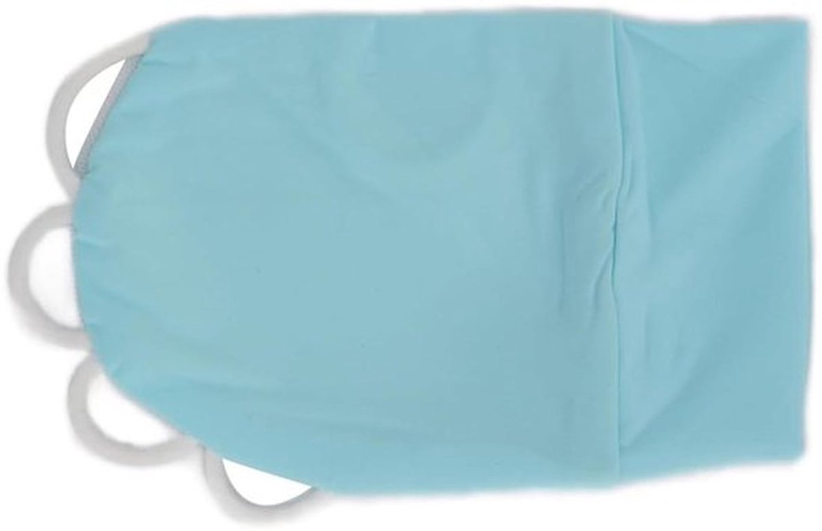 Zonwering handschoenen met UV-bescherming - Buitenhandschoenen - Blauw - Ademend - Unisex - Zwart model - Halve vinger - Geschikt voor alle maten.