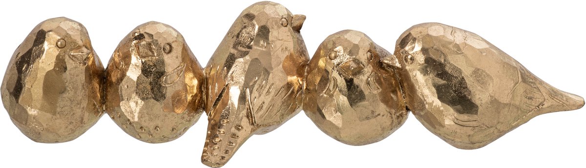 J-Line Vogel - polyresin - goud