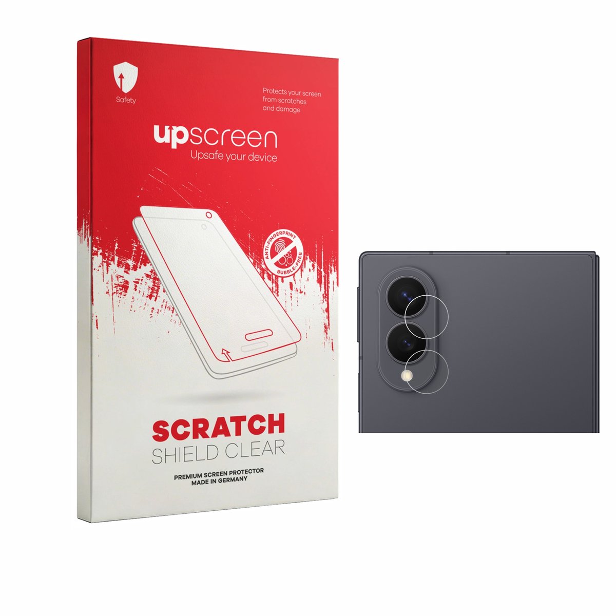 upscreen - Screenprotector voor Samsung Galaxy Z Fold 8 (ALLEEN Camera Lens) - Folie Beschermfolie transparant