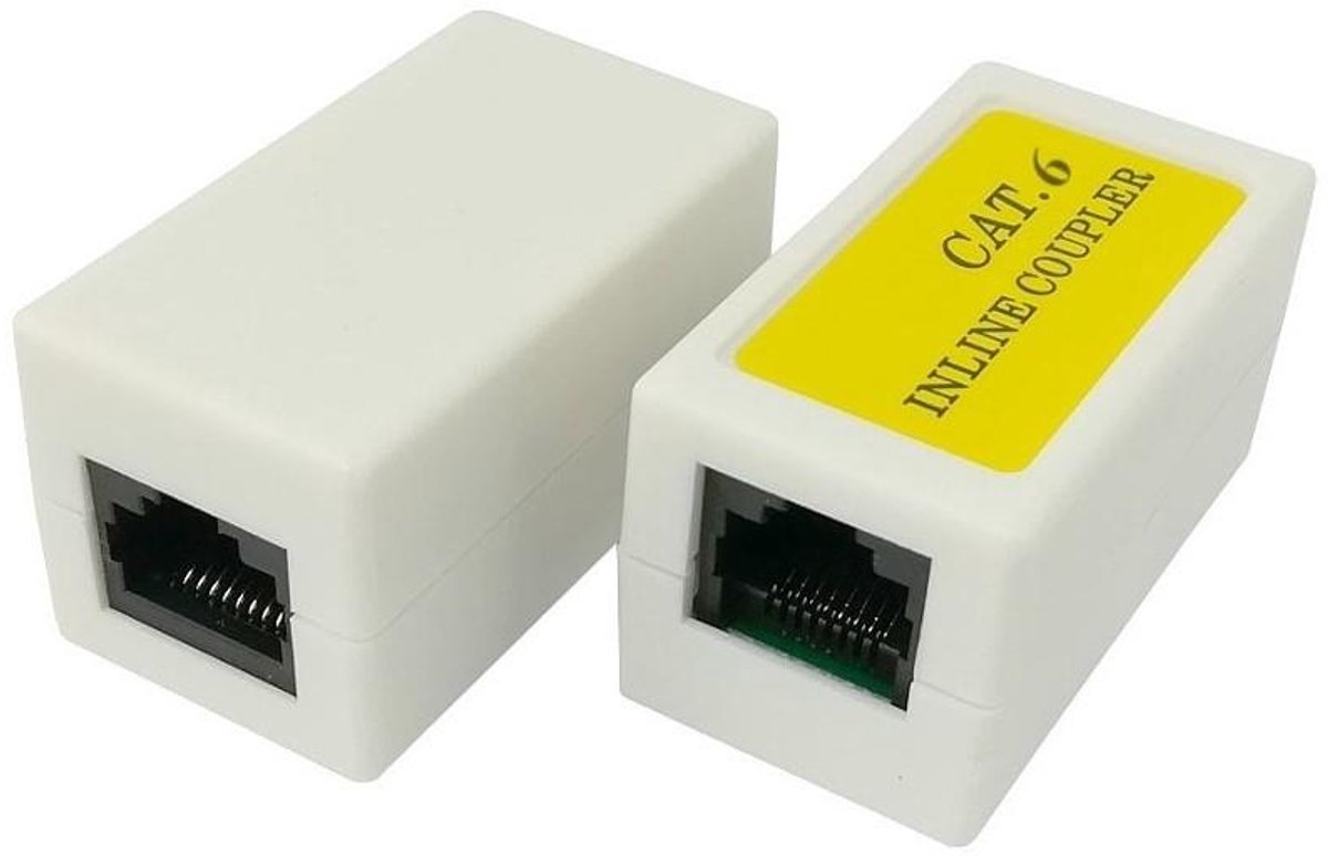 Netrack - Netwerkadapter - RJ45-RJ45 - UTP Kat. 6 - ABS Behuizing