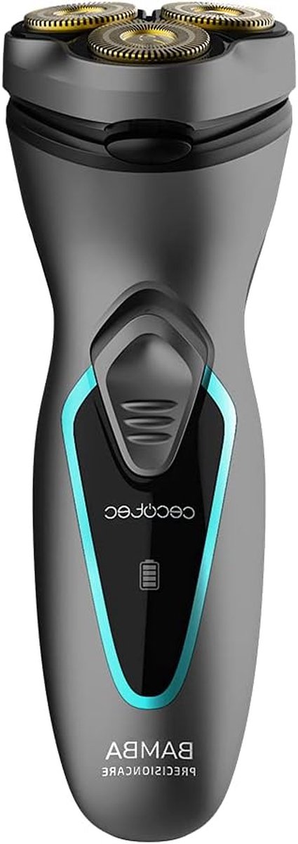 Elektrische Scheerapparaat - Rotary Shaver - Glad Scheren - 3D Flexibele Kop - 40 Min Gebruik - Grijs