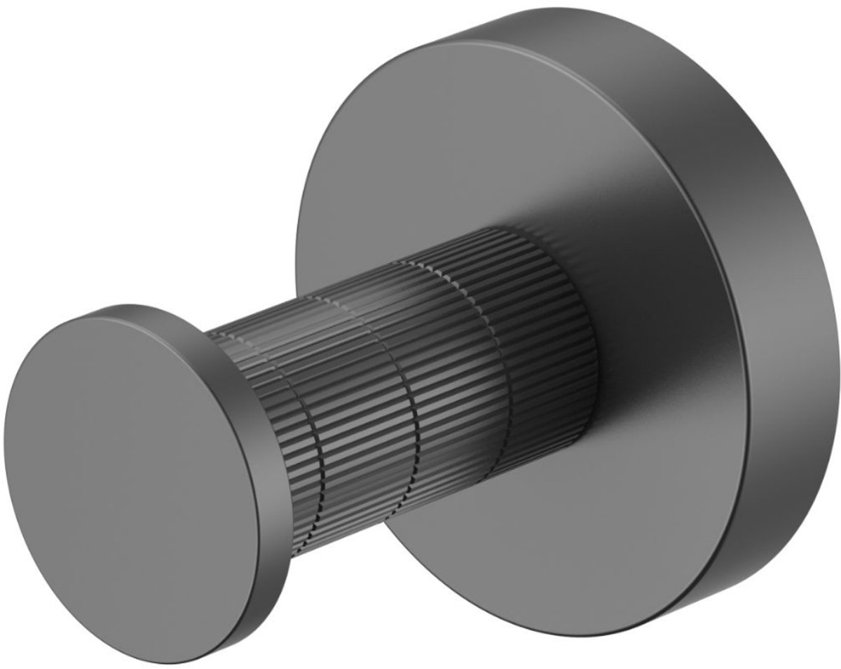 Aloni Stria haak – gunmetal (PVD)