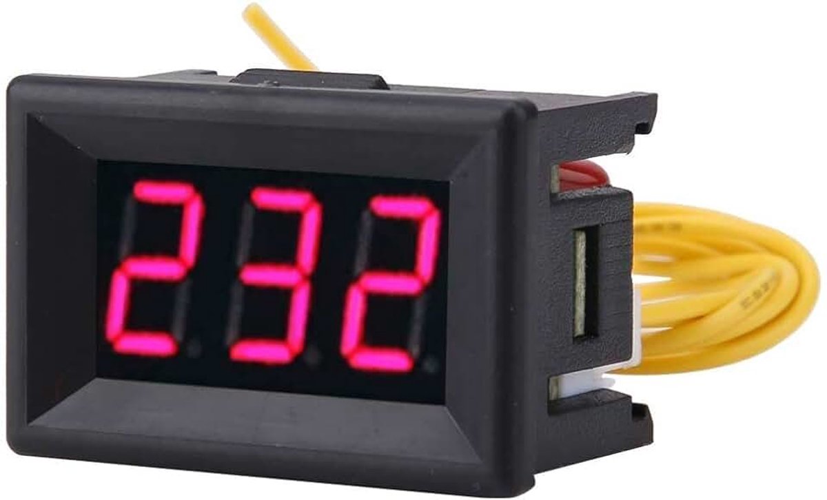 AC 0,36 70-380V Spanningsmeter LED-display Digitaal spanningspaneel Gebruikt voor AC 220V Netspanningstest, spanningsbewaking van 220v generator