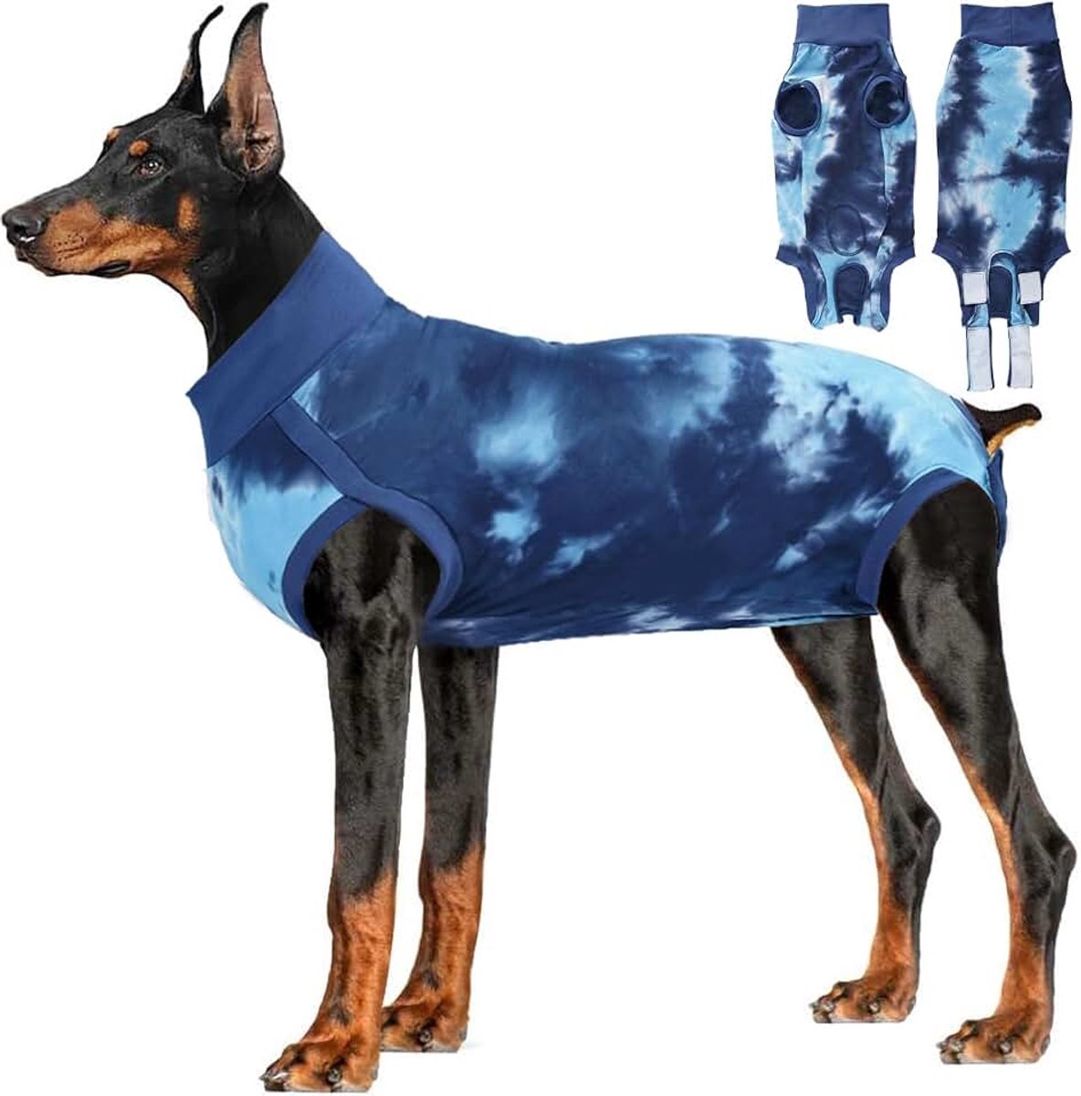 Herstelpak voor chirurgie voor honden - Onesie voor herstel van castratie- en castratiechirurgie - bodysuit voor mannelijke en vrouwelijke honden - alternatief voor kegel en e-halsband