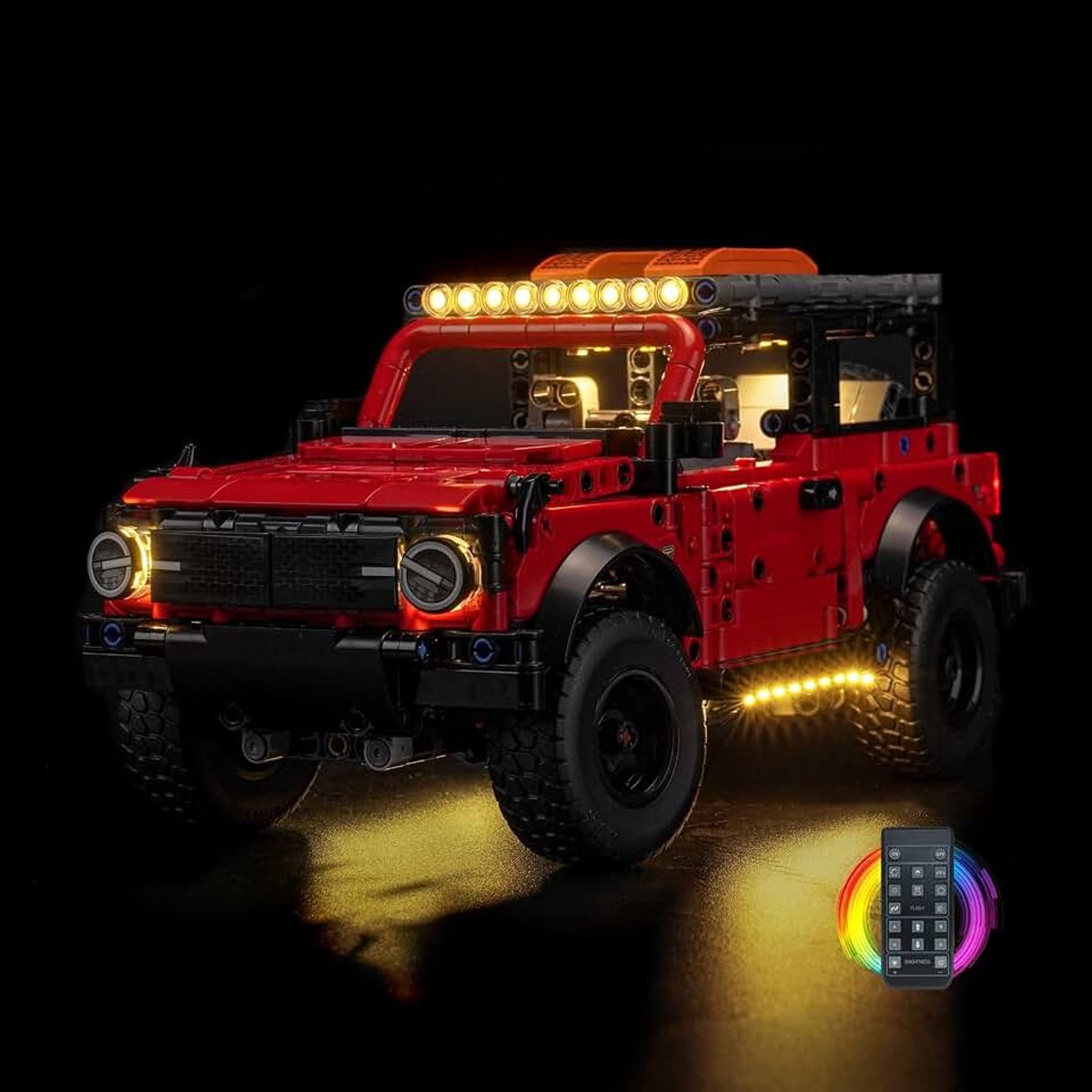 Lichtset compatibel met Lego Ford Bronco SUV 42213 (geen model), led-verlichtingsset compatibel met Lego 42213 Ford Bronco SUV creatief speelgoed