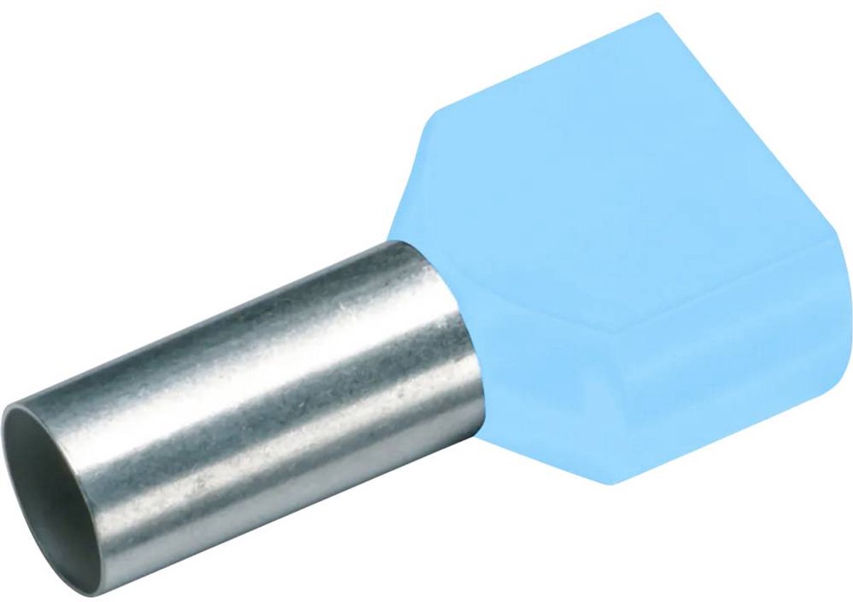 Cimco 187700 Dubbele adereindhulzen 0.25 mm² Deels geïsoleerd 100 stuk(s)