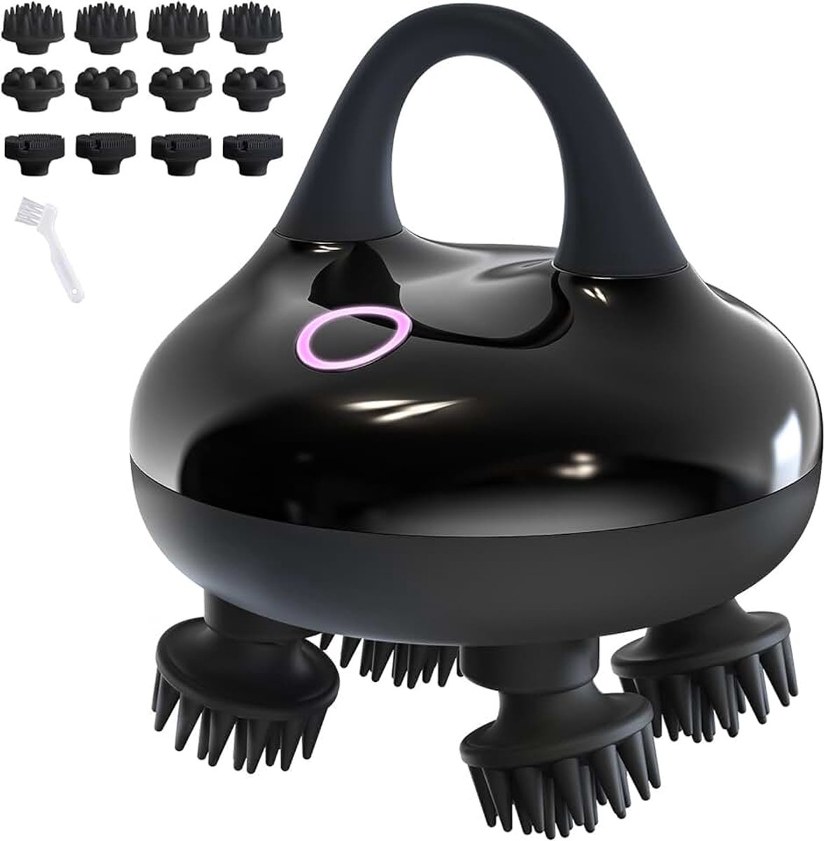 Hoofdmassageapparaat Hoofdhuid Elektrisch, arboleaf Hoofdhuid Massager Haargroei Waterdicht
