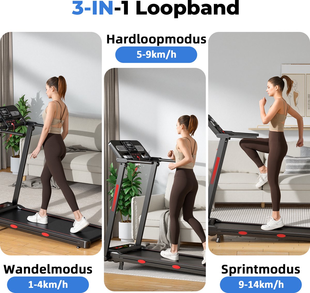 Loopband Loopband 12% Helling Treadmill - afbeelding 4