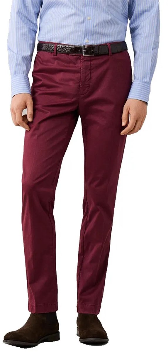 Hackett Kensington Chino Broek Rood 40 / 32 Man