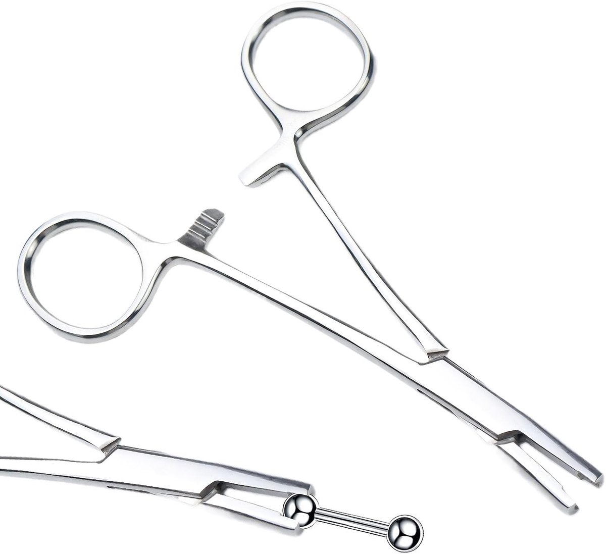3 mm piercing tang, piercing bal opdraaier voor piercings gereedschap accessoires voor ballen, piercing gereedschap openen en wisselen van oor lip navel tong neus wenkbrauwen piercings