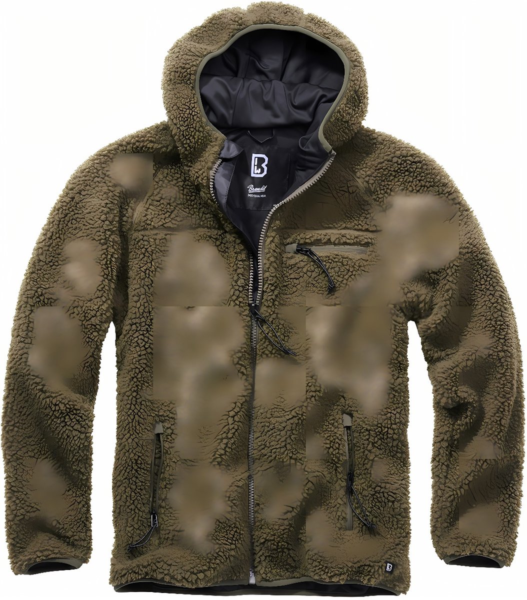 Brandit - Teddyfleece Worker Jacket - 4XL - Groen