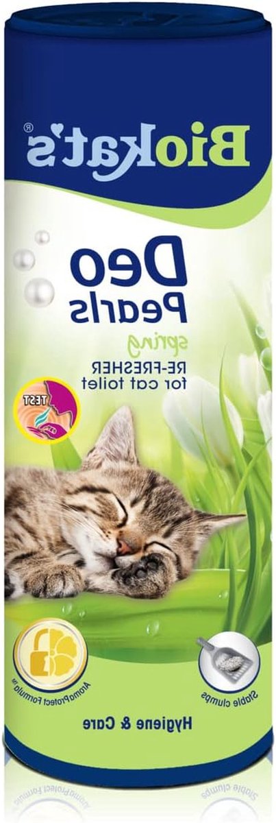 Kattenbakdeo Korrels - Geurverfrisser Strooisel - Frisse Kattenbak - AromaProtect Formula - 700 Gram - Wit