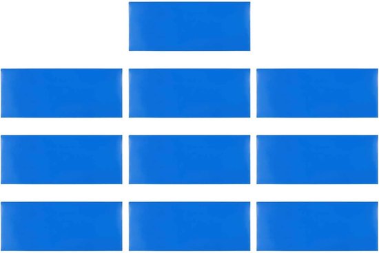 Reparatieset Zwembad - Luchtbed Pleisters - Lekkages Dichten - Sterke PVC Hechting - 25 x 10 cm - Blauw — afbeelding 4