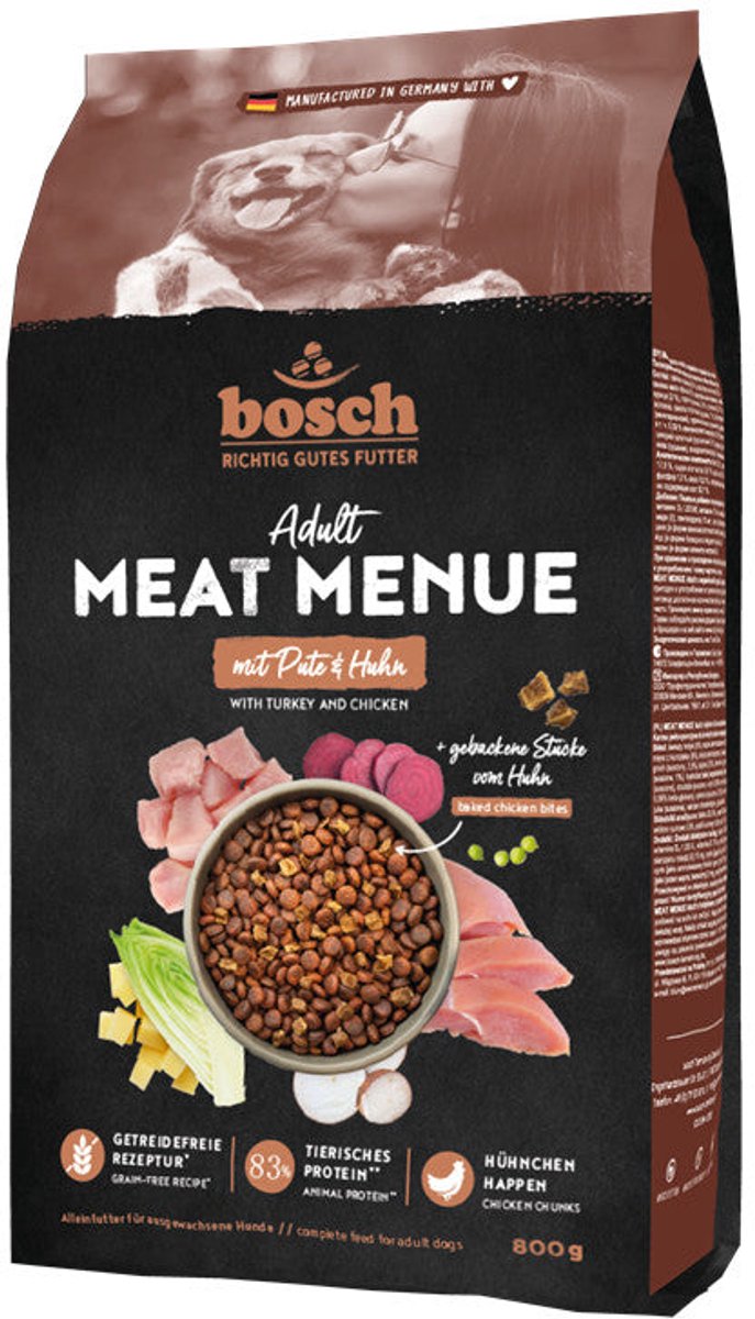Bosch HPC MEAT MENUE Adult Pute & Huhn | 800g