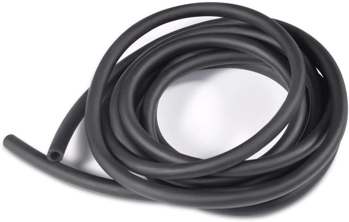 Stretchy Fitness Latex Touw - 6x9mm Natuurlijke Latex Rubber Band voor Spiertraining, Rally Oefeningen en Buitenactiviteiten