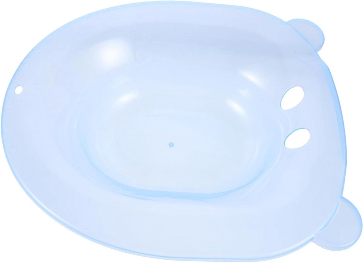 Zitbad Toilet - Bidet Bekken - Postpartum Zorg - Ergonomisch Ontwerp - 375 x 345 x 10 cm - Blauw