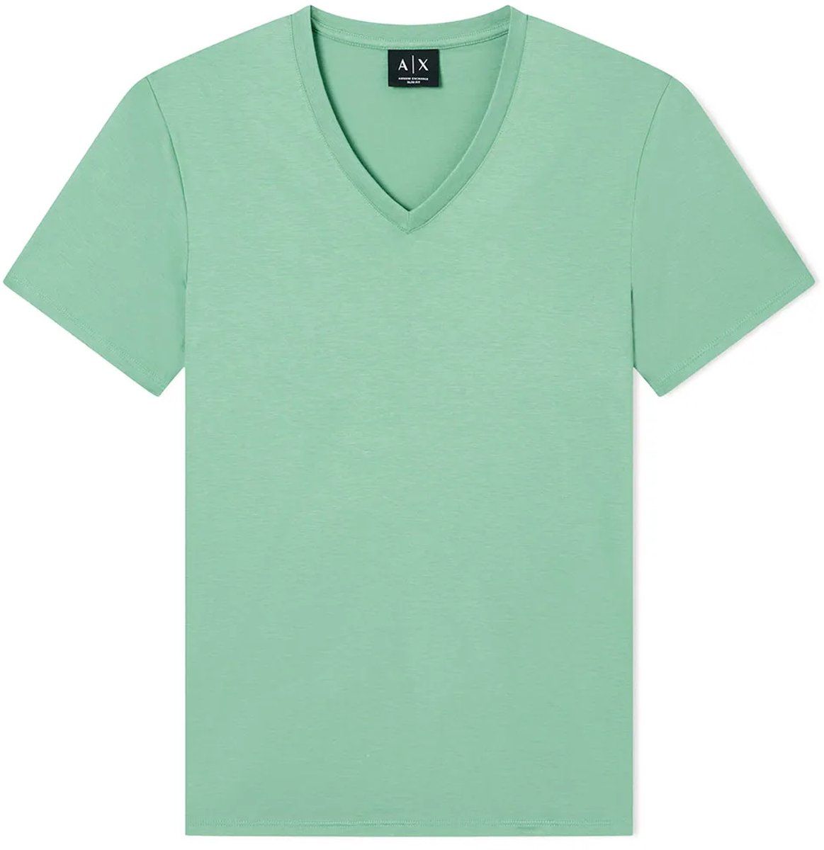 Armani Exchange 8nzt75_zja5z T-shirt Met Korte Mouwen En V-hals Groen L Man