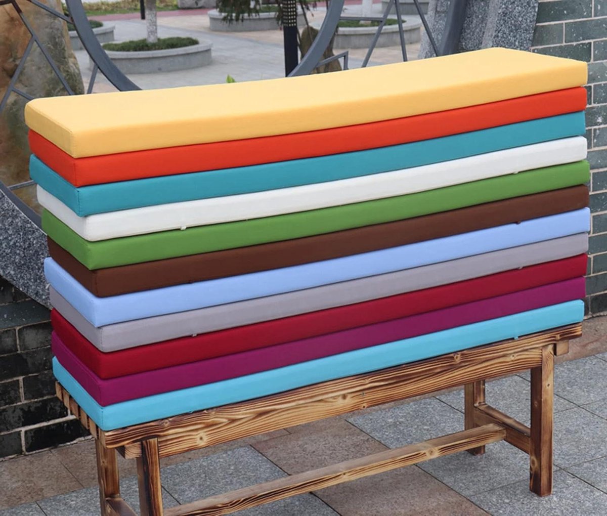 Bank Kussen - Zitkussen Outdoor - Comfort Buiten - Waterbestendig Stof - 5cm Dik - Antraciet