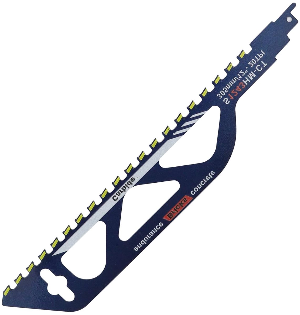 SnelShoppen - Stone Reciprocating Saw Blades 305mm voor Hout, Rood Baksteen, Porous Beton en Luchtdoorlatend Beton - S1243HM, Professionele Kwaliteit
