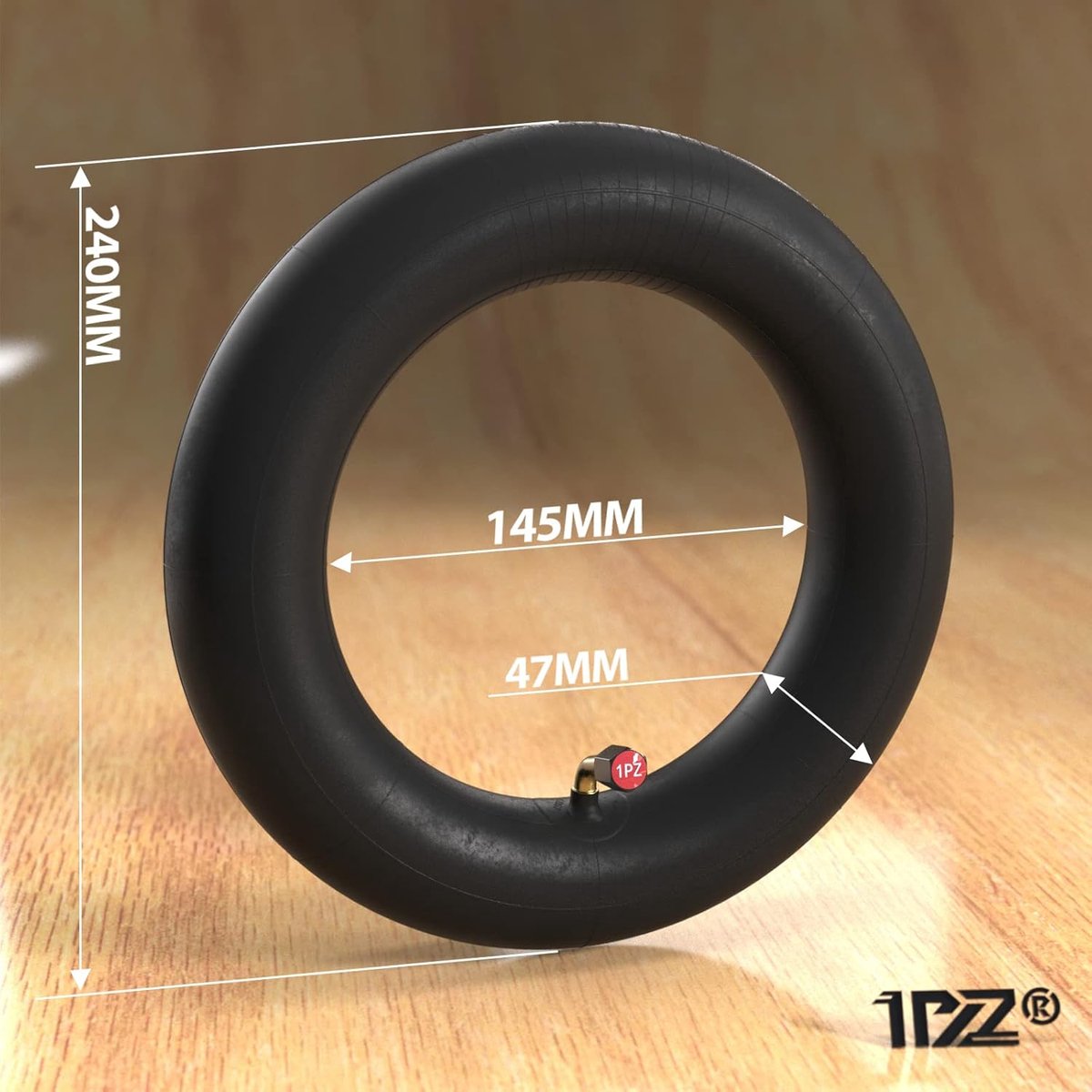 SnelShoppen - 1PZ F3I-W13 Binnenband 10 x 3.0 Vervanging voor Elektrische Scooter, Hoverboard en Mini Scooter - 255 x 80 Tyre Binnenband voor 10 Inch