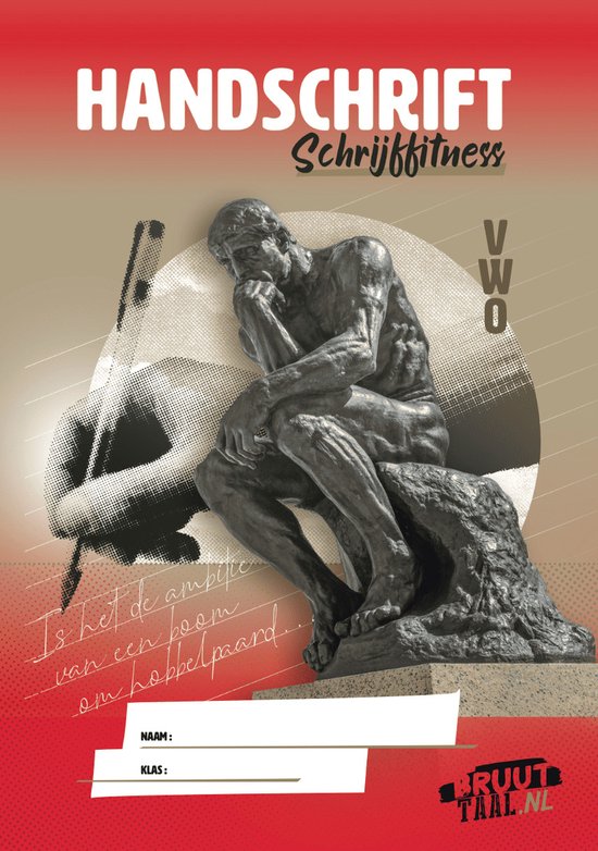 Werkboeken BruutTAAL - HandSchrift vwo - cover