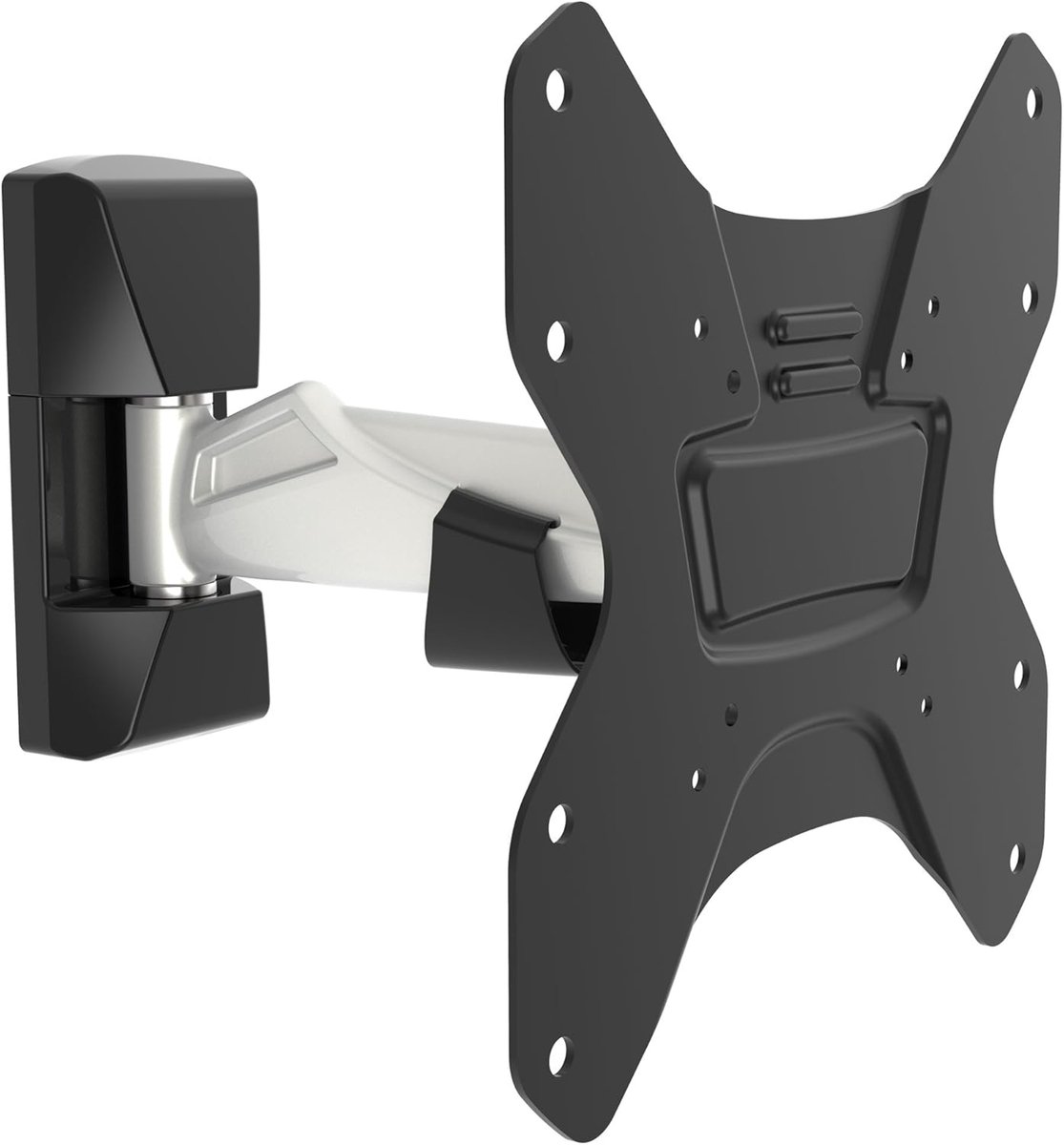 SnelShoppen - TV Wandbeugel 27-55 inch, Universale TV Steun, TV Swivel Mount voor 32 Inch tot 30 kg, Max VESA 200x200mm, Verstelbaar en Rotatable