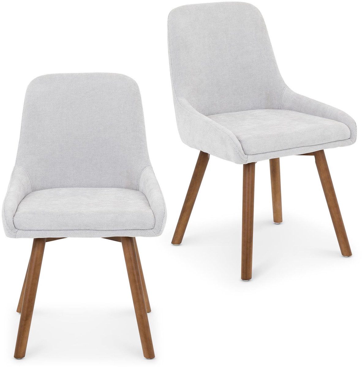 Eetkamerstoelen PIPPA, set van 2 – grijs