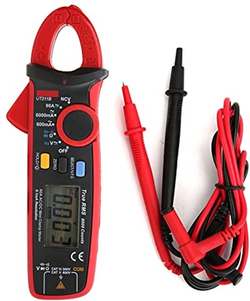 UT211B Draagbare Hoge Precisie Stroomtang Multimeter VFC NCV True RMS voor Elektriciens