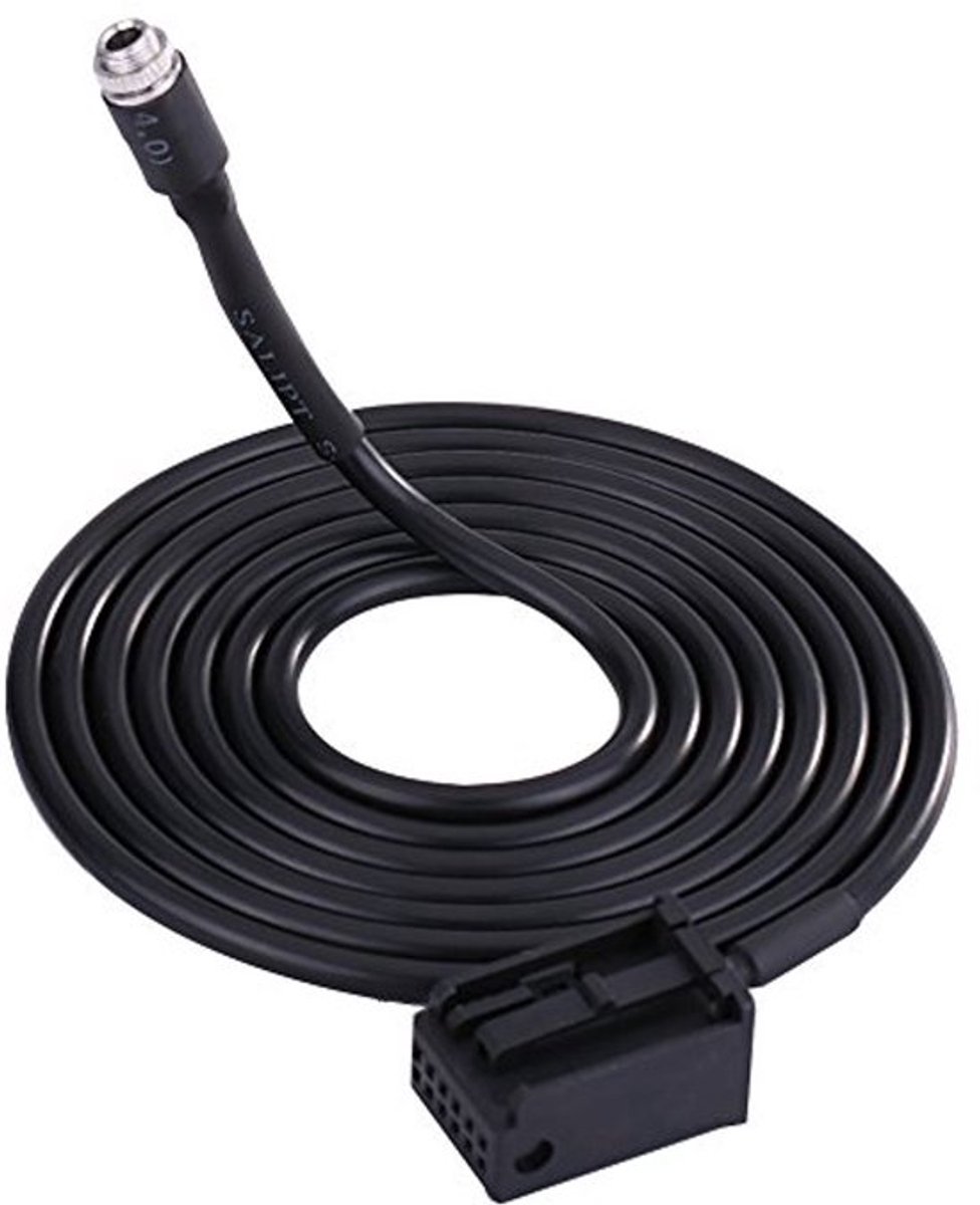 Auto-Audio Vrouwelijke AUX Input Adapter Kabel 6000 CD Kabel Adapter met 4 PCS Removal Tool Keys Handgereedschap