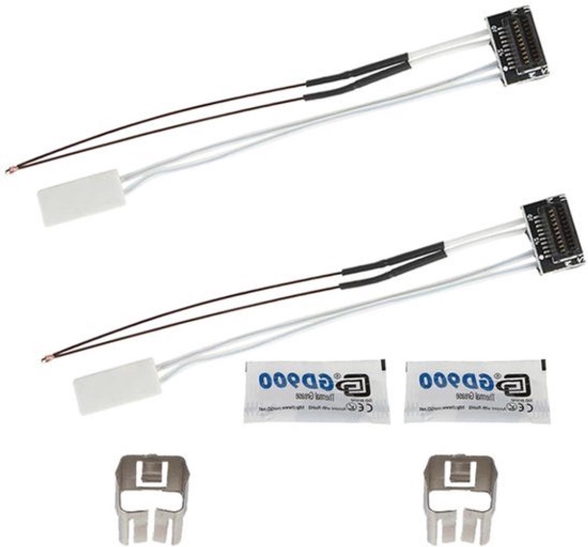 3D-printeraccessoires - Keramische verwarmingsthermistor - Set van 2 - Temperatuursensor voor 3D-printer - 24V 48W - Compatibel