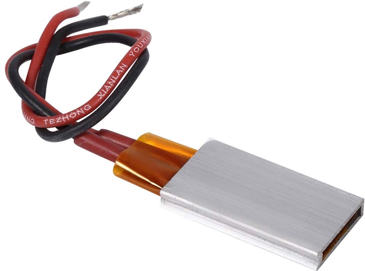 SnelShoppen - PTC Verwarmingselement AC DC 12V Aluminium Schaal Keramische Verwarmingsplaat 220℃ 5-28W Voor Tempereerapparaten, Keuken en Hobbygebruik
