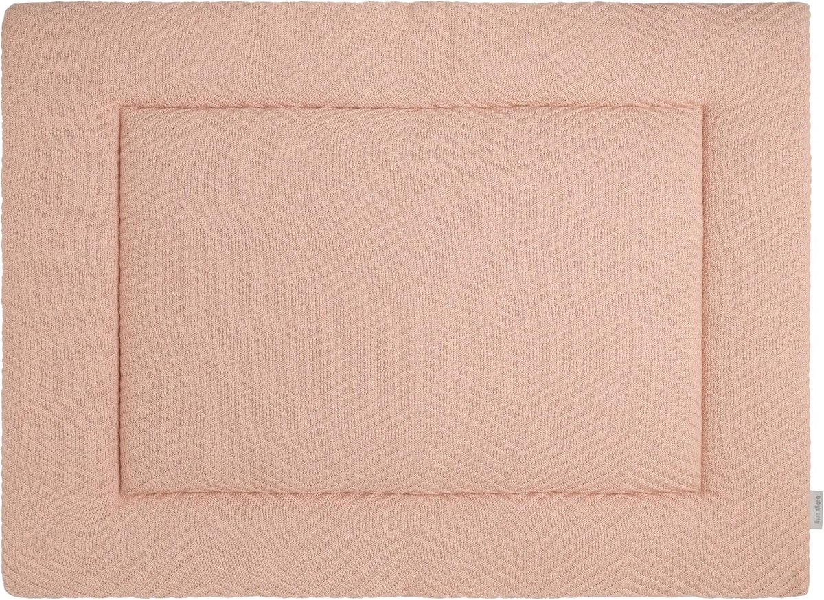 SnelShoppen - Boxkleed voor Baby - Luxe Boxkleed Grace - Blush - 75x95 cm - Extra Dikke Vulling - Modern Design voor Babykamer - Comfortabel en Stijlv