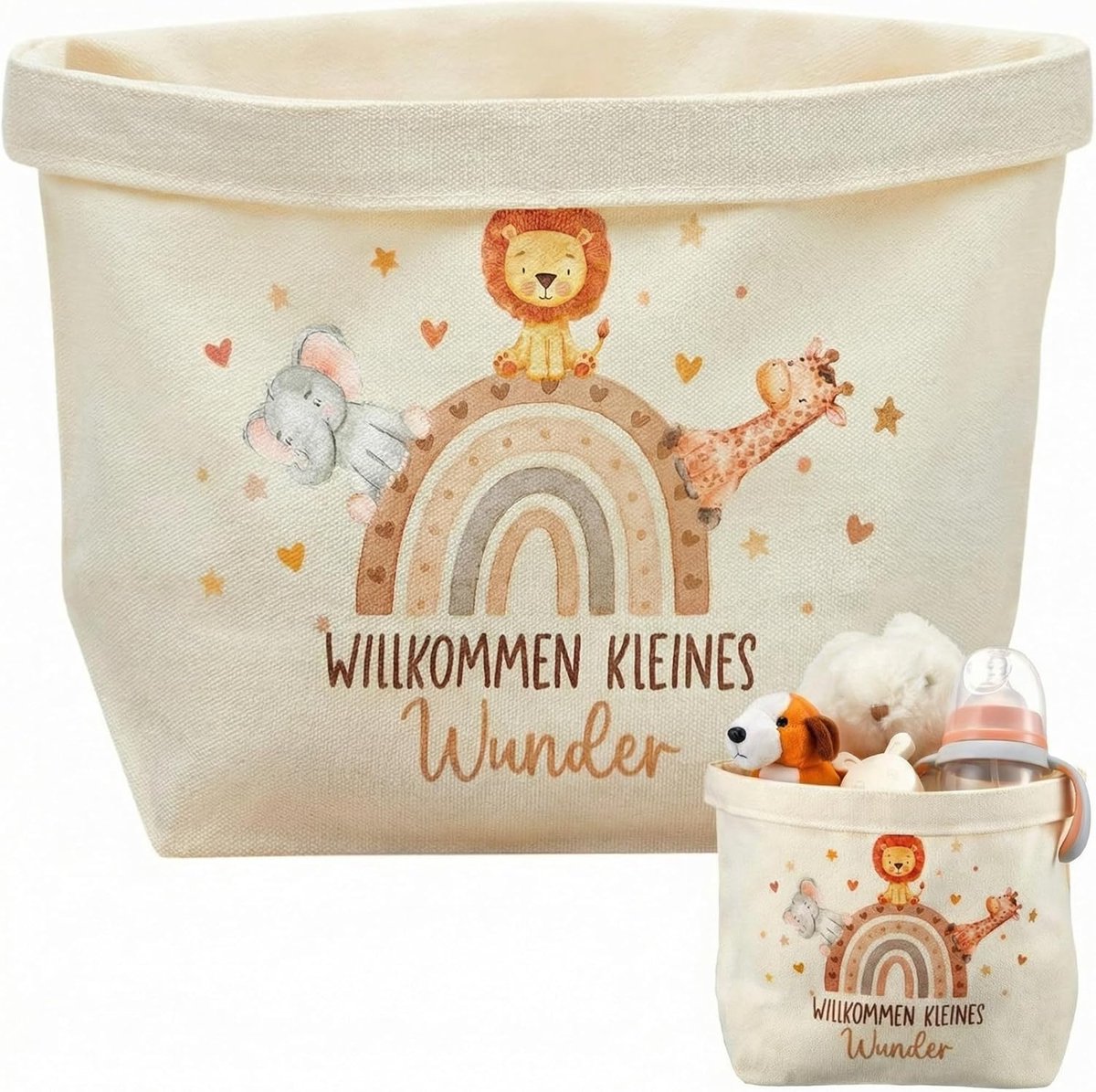 Thijox - Luiertas voor baby's, creatief cadeau voor doop en babyshower, luiertaart met opdruk, multifunctionele tas, trendy design, perfect voor pasge