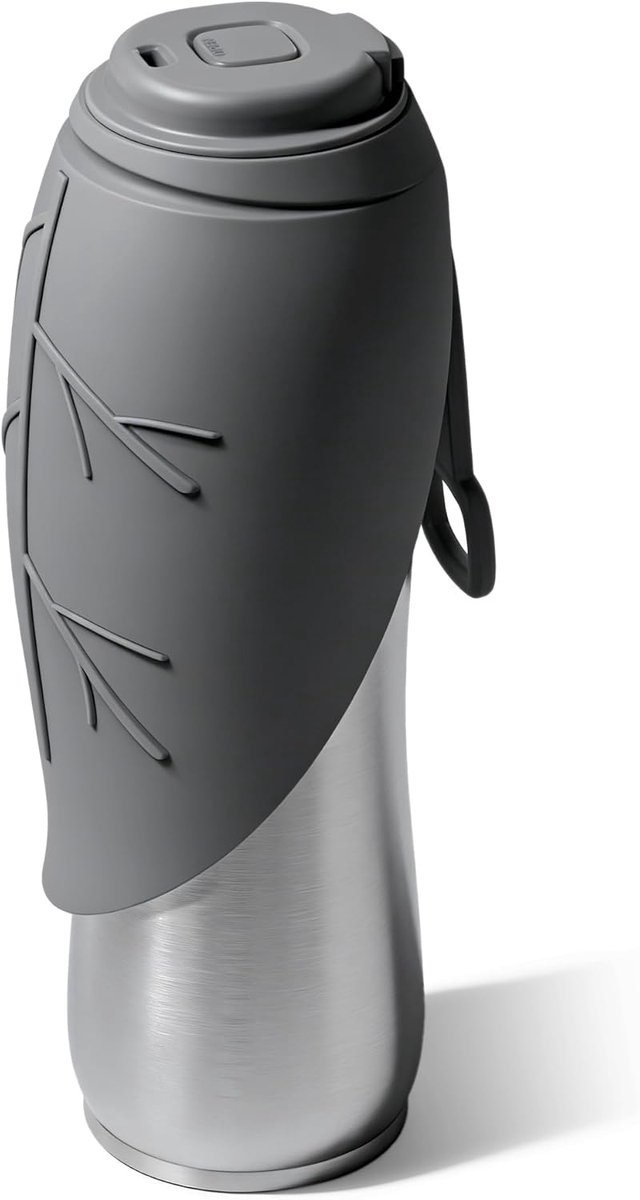 SnelShoppen - Waterfles voor Honden 720 ml - Draagbare Roestvrijstalen Hondenwaterfles - Dubbelwandig Vacuüm Geïsoleerd - Ideaal voor Wandelen, Campin
