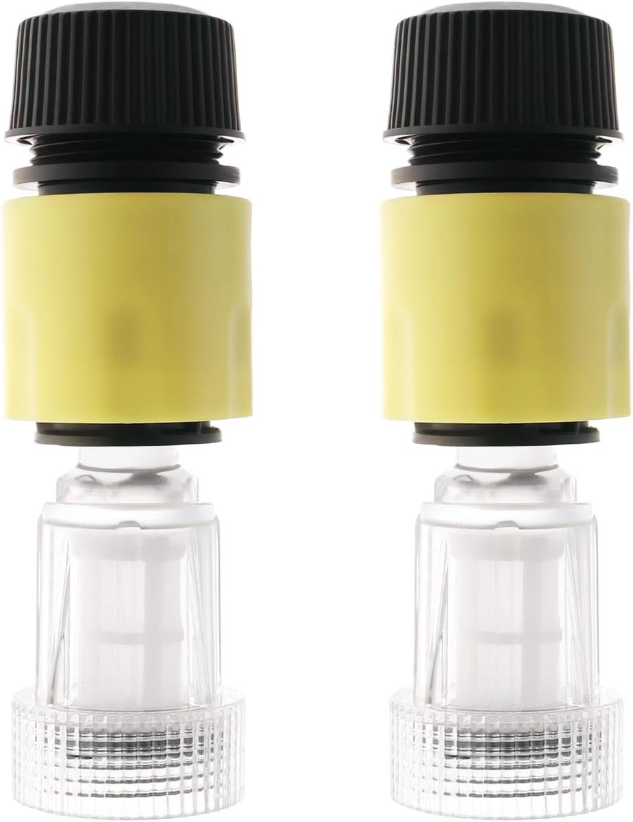 SnelShoppen - 2pcs Hoge Druk Cleaner Adapter Set - 3/4 Inch Waterfilter Connector en 4-Punt Snelle Aansluiting voor Drukreinigers - Geschikt voor Dive