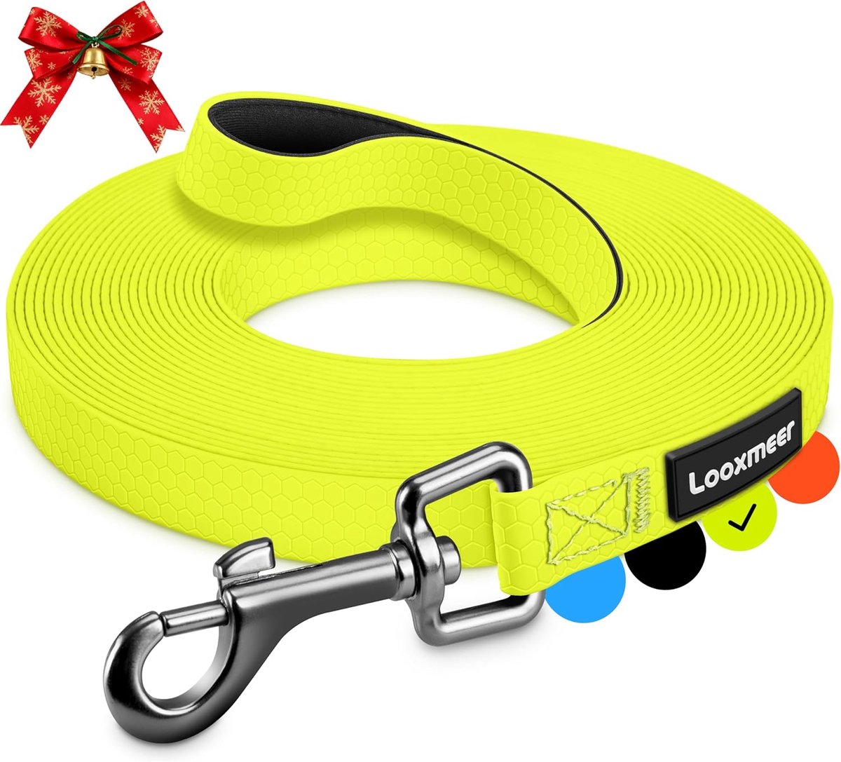 SnelShoppen - Recall Lead voor Honden, 3-30 m Robuuste Hondentuig Training Leash met Opbergtas, Handriem en D-Carabiner - Perfect voor Wandelen, Train
