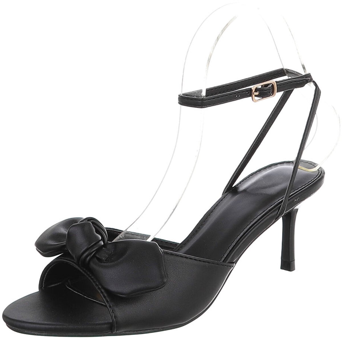 Sandaal met hak en strik - dames casual Mt:40