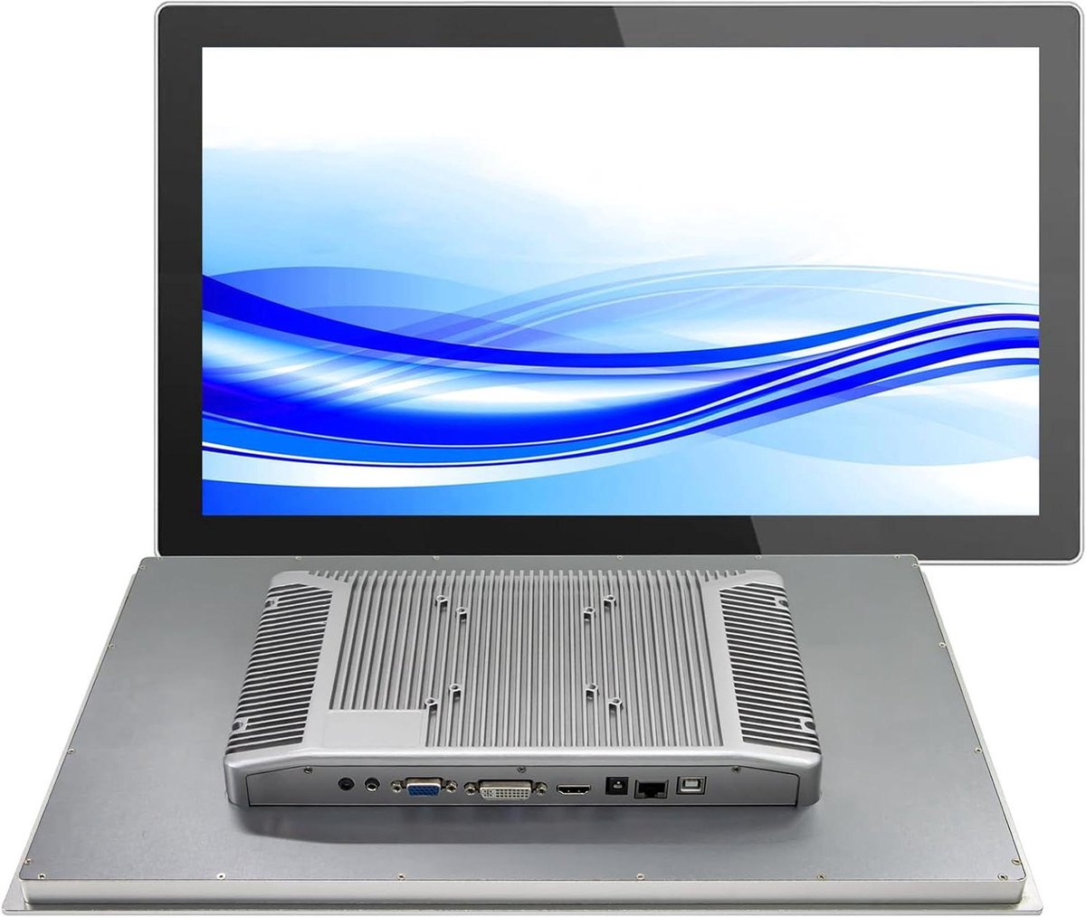 Industriële Monitor - Touchscreen Display - Interactieve Kiosken - IP65 Waterdicht - 156 Inch - Zilver