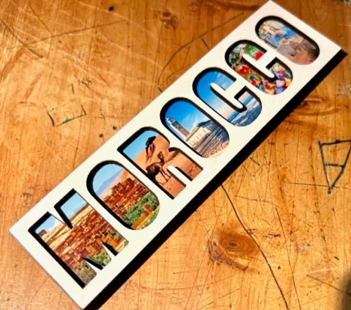 SnelShoppen - Morocco Magnet | Souvenir van Marokko | Decoratieve Koelkastmagneten | Reisgift en Herinnering | Ideaal voor Keuken, Cadeau, en Verjaard