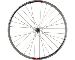 CORDO Voorwiel Racefiets 28 inch - Handgebouwd - Velg Mach1 Roadrunner - Shimano Tiagra Naaf - Zilver - Duurzaam