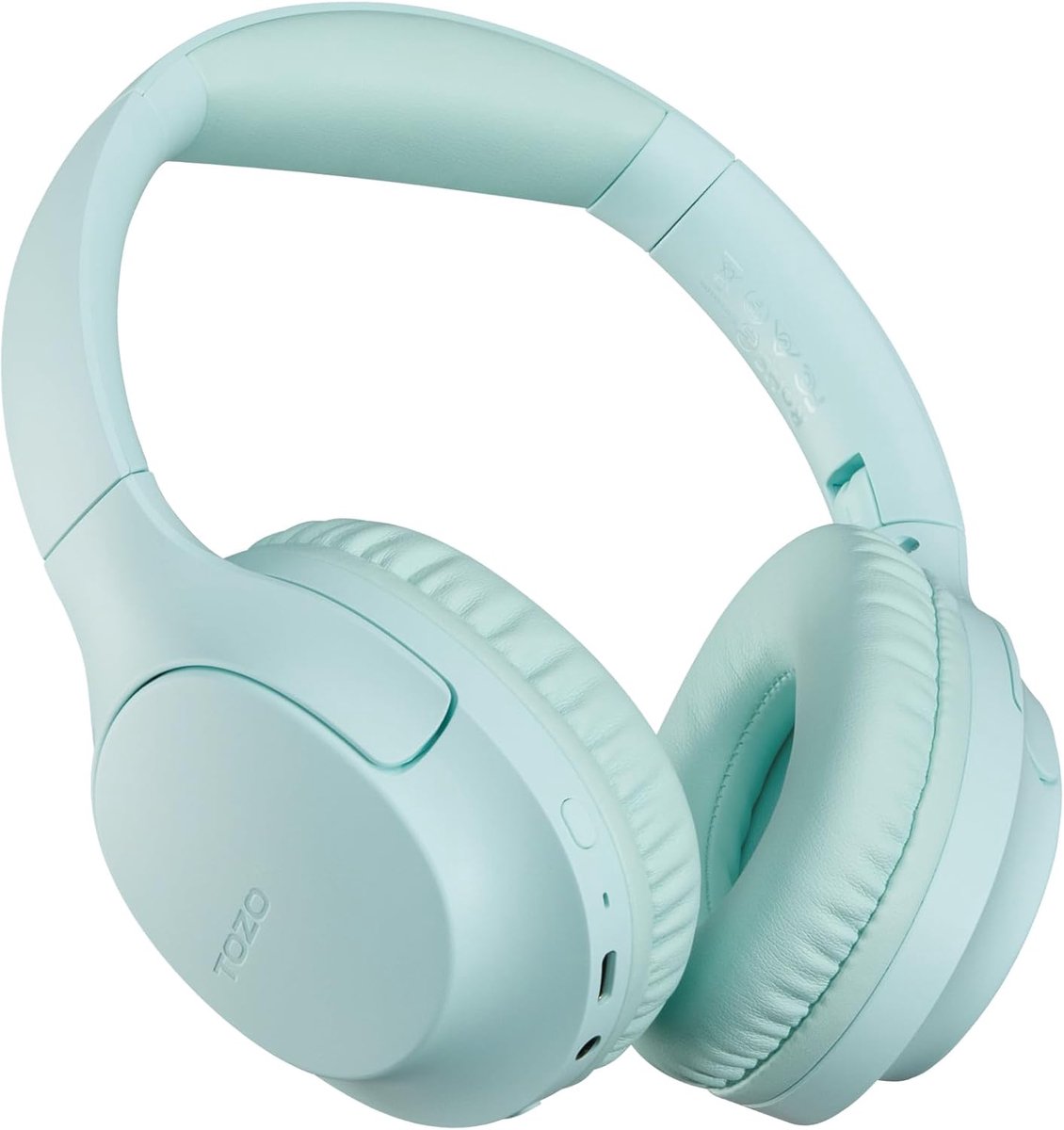 SnelShoppen - Draadloze Over Ear Koptelefoon met Bluetooth 5.4, ENC Geluidsisolatie, 70U Playtime, Stereo Bass, EQ Modi, Vouwbaar voor Reizen en Thuis
