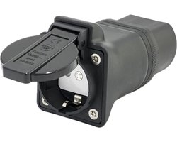Verloopstekker Laadpaal Type 2 Male naar Schuko Female EU – 16A – 3,68 kW