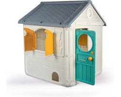Dolu Speelhuis Wit/Grijs/Blauw 122.5x110x104cm