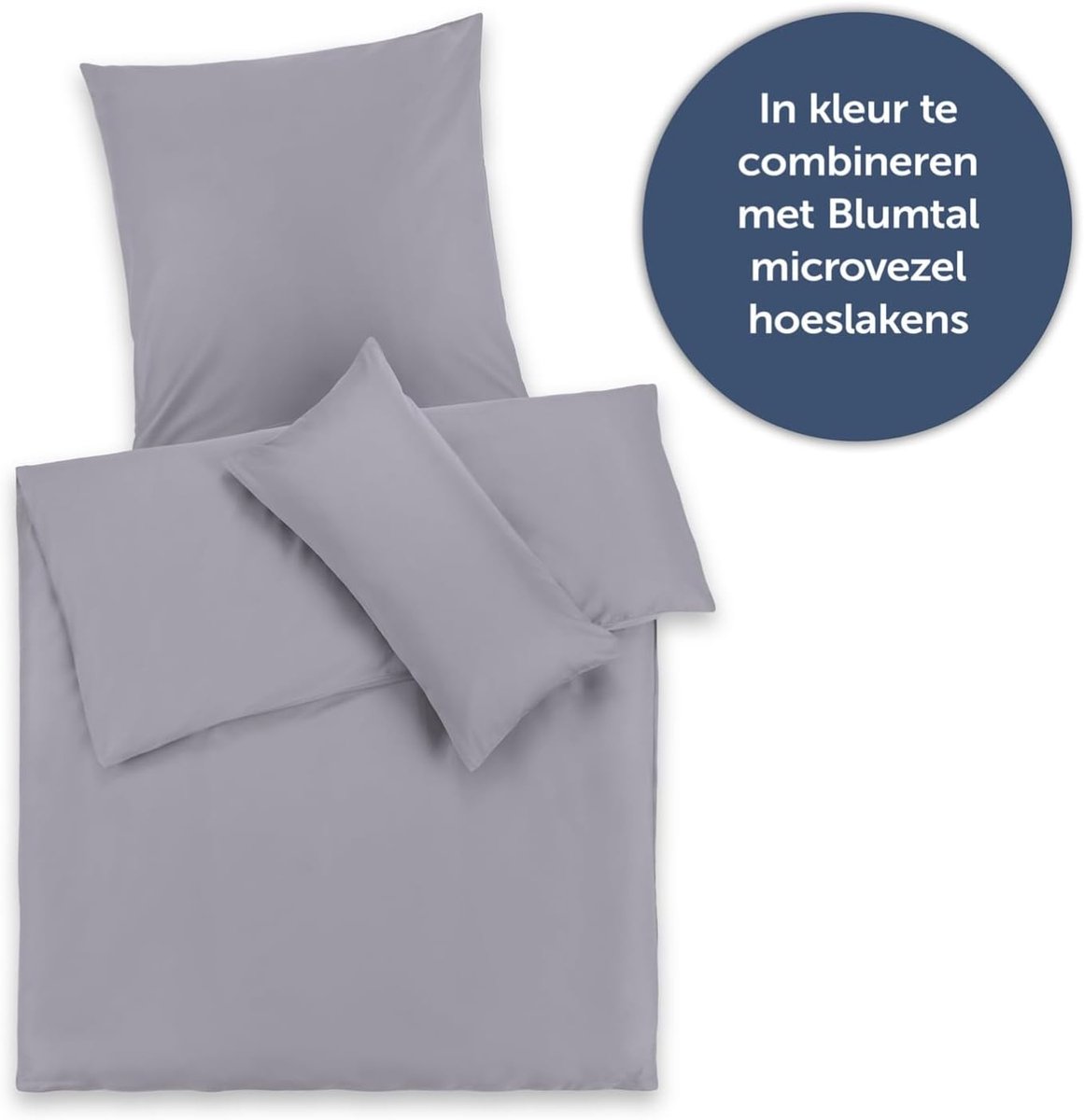 SnelShoppen - Duvet Cover Set 250x200 cm, Super Zacht en Cozy Microfiber Beddegoed, Geen Kreukels, Inclusief 2 Kussenslopen 50x80 cm, Taupe Kleur, Ide