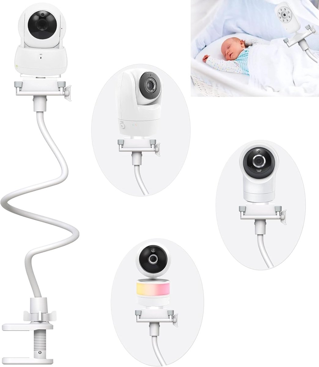 SnelShoppen - Baby Monitor Houder Voor Vtech & Leapfrog Modellen - Stevige Bevestiging - Ideaal Voor Thuisgebruik & Reizen - Compatibel Met Diverse Mo