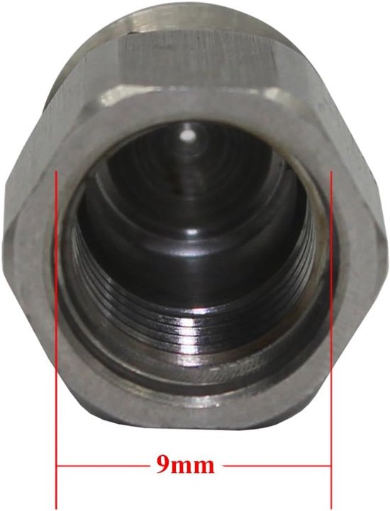 hogedrukreiniger 1/8 1/4 3/8 1/2-250 bar mondstuk voor buisreinigingsslang, buisreiniger, buisreiniging (1/4 inch) — afbeelding 3