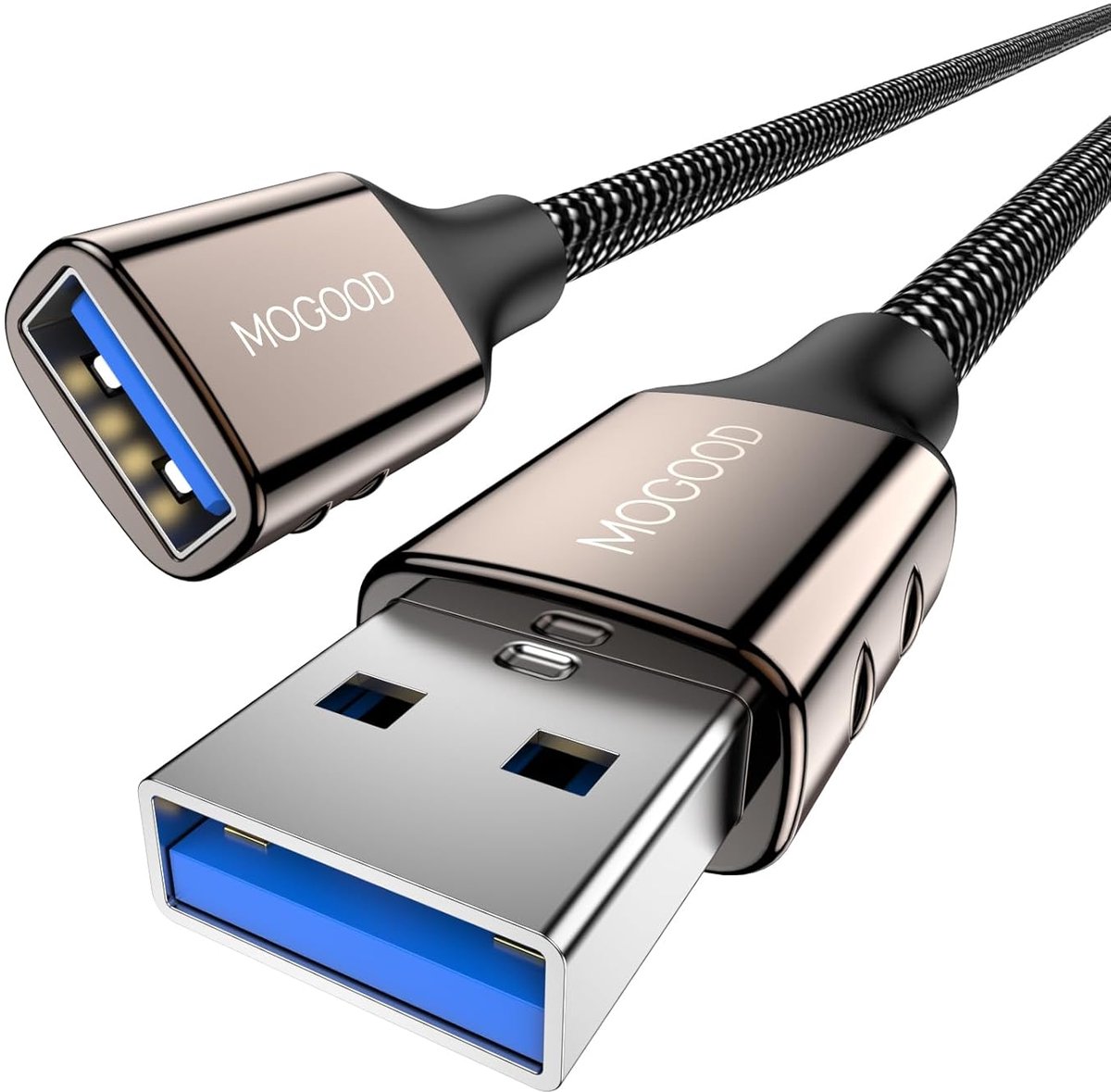 SnelShoppen - USB Extension Cable 1M USB 3.0 A Male naar Female 5Gbps Dataoverdracht, Hoogwaardige Kwaliteit, Duurzaam, Geschikt voor Laptop, PC, Tabl