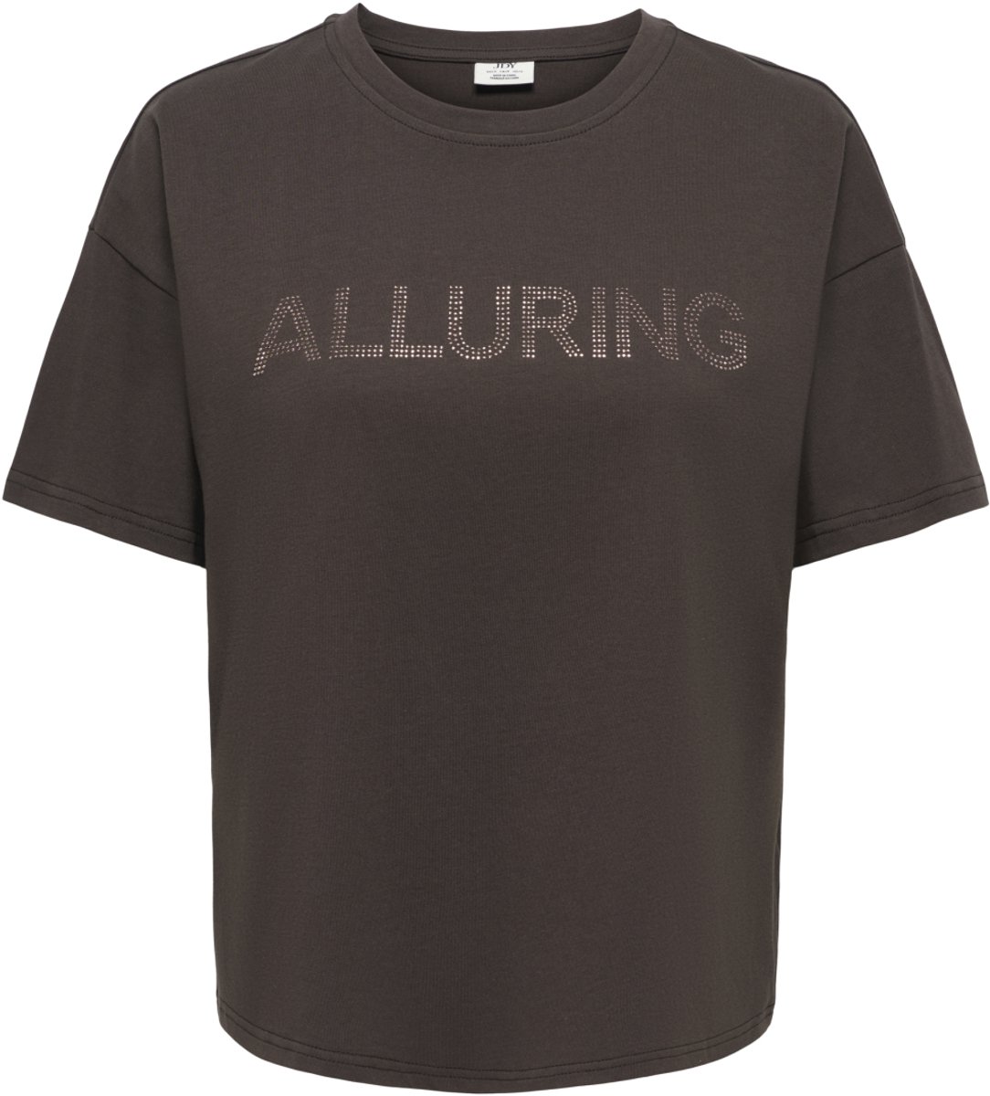 Jacqueline de Yong T-shirt Jdyvics S/s Print T-shirt Jrs 15383736 Mulch/alluring Dames Maat - XS